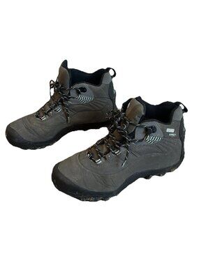 Xpeti Men Gray Waterproof Insulated Thermator Hiking Boots Size 11 Outdoor Lace